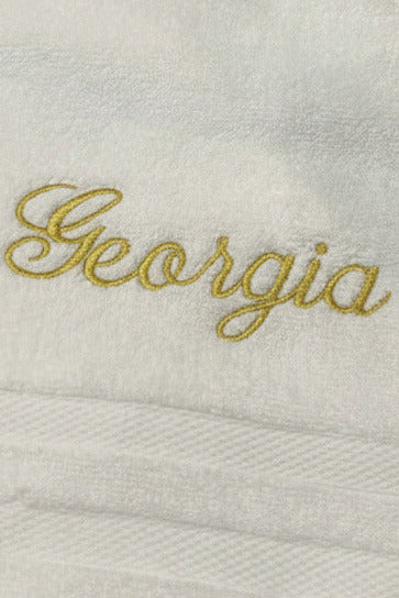 Personalised Embroidered Christening Towel - CLEARANCE