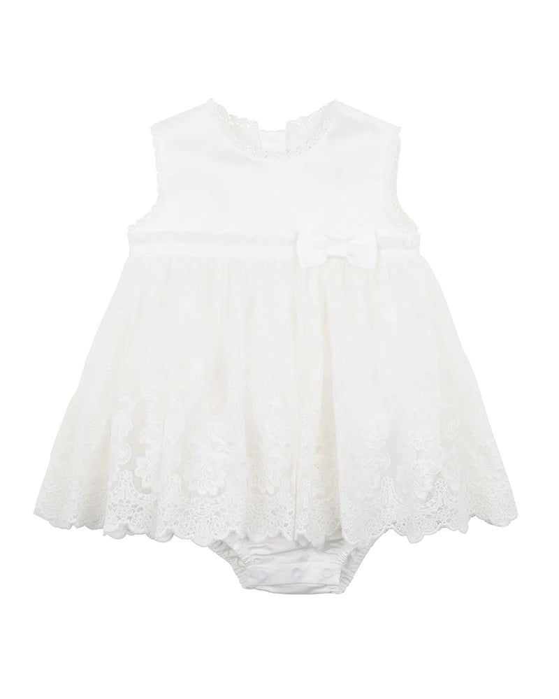Bebe Lace Overlay Bodysuit Dress - Ivory