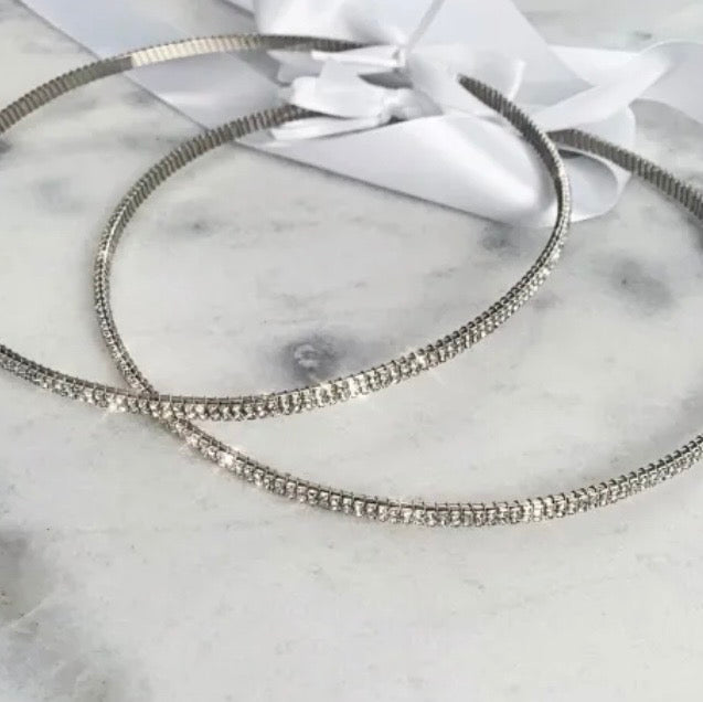 Orthodox Wedding Crowns (Stefana) - Princess Silver