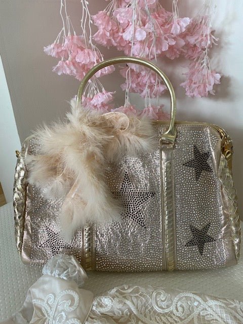 Christening Bag - Gold Glitz & Glamour | Pandora Designs Melbourne