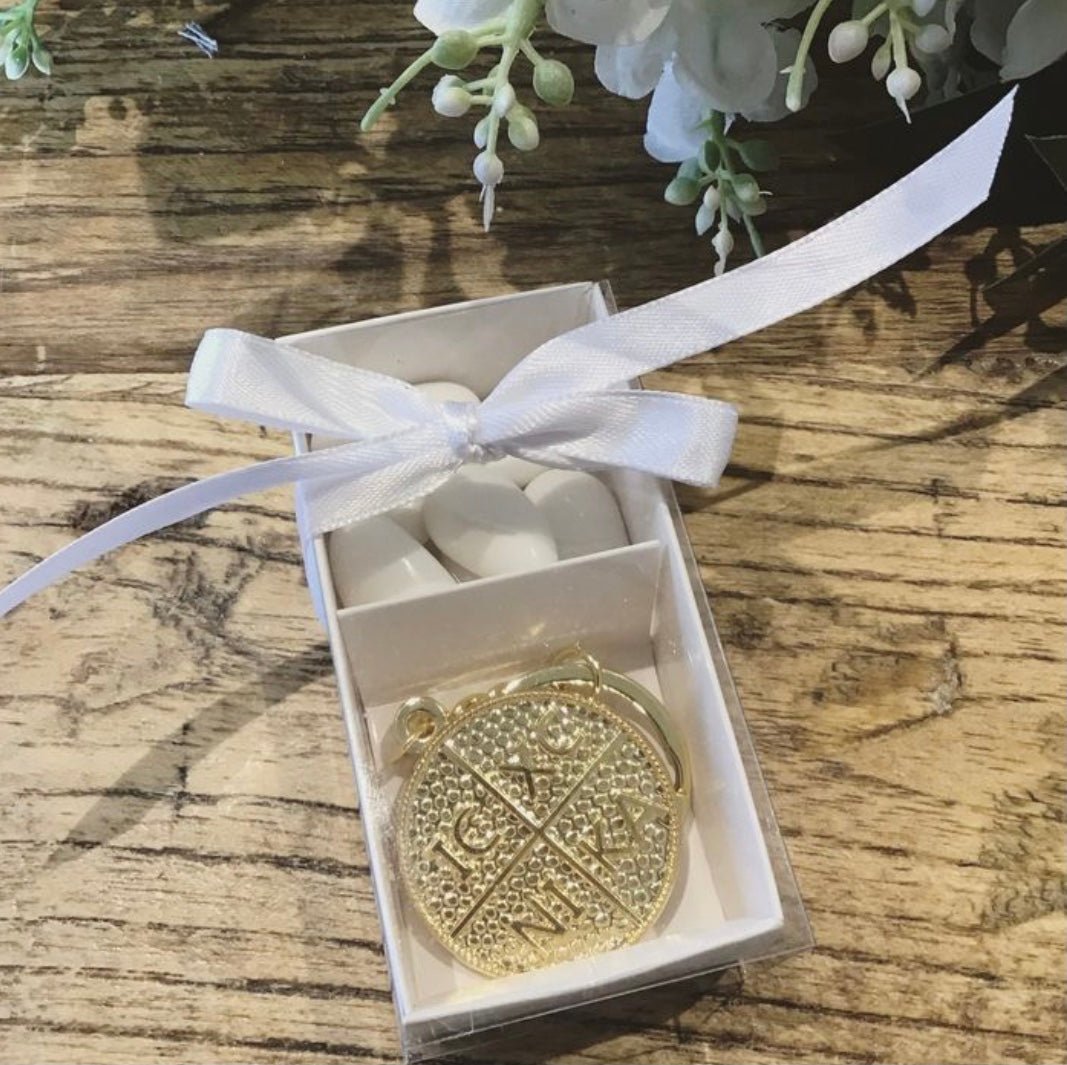 Bomboniere - Gift Boxed ICXC Keyring - 4