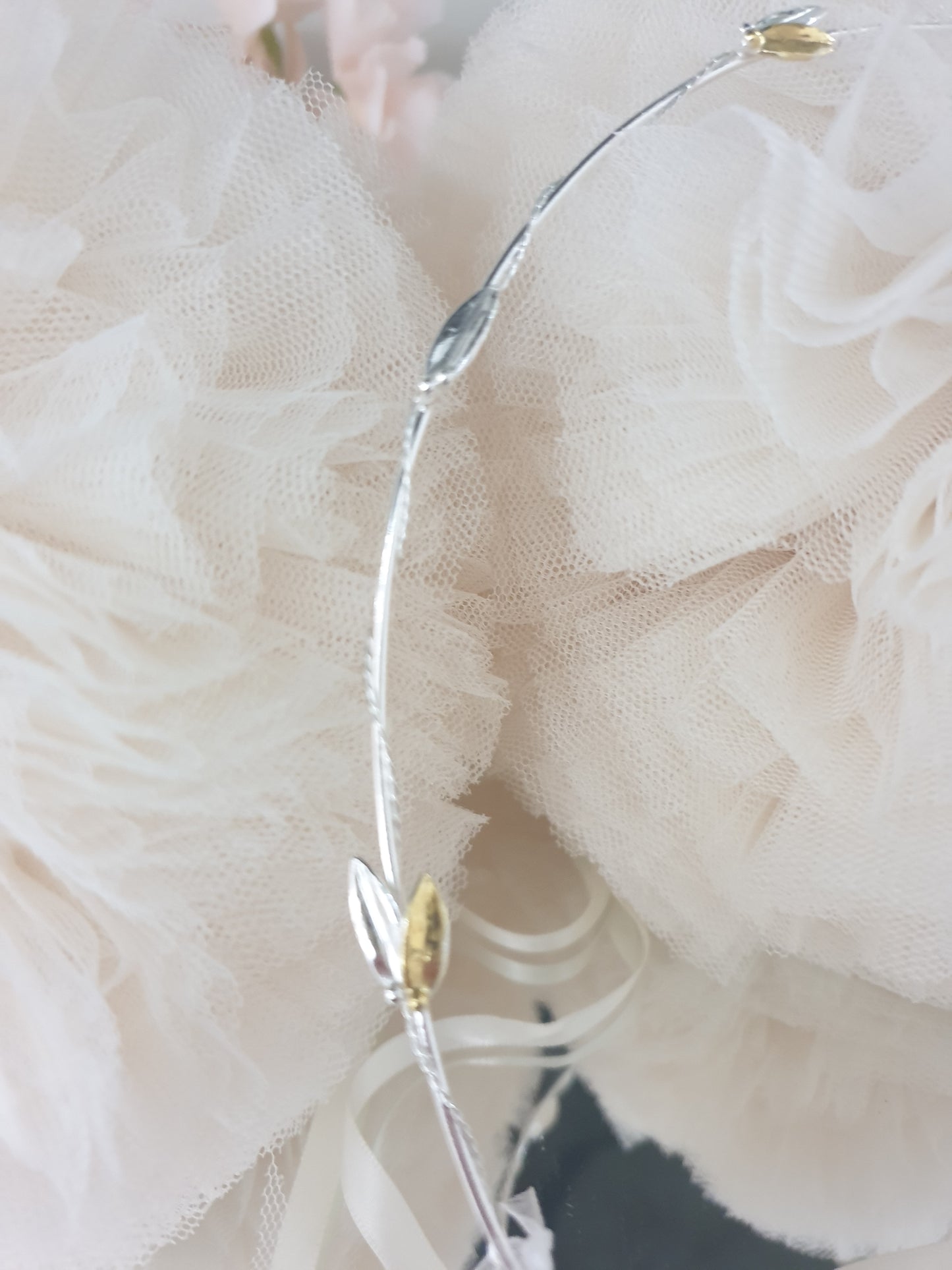 Wedding Crowns (Stefana) - Two Tone Leaf