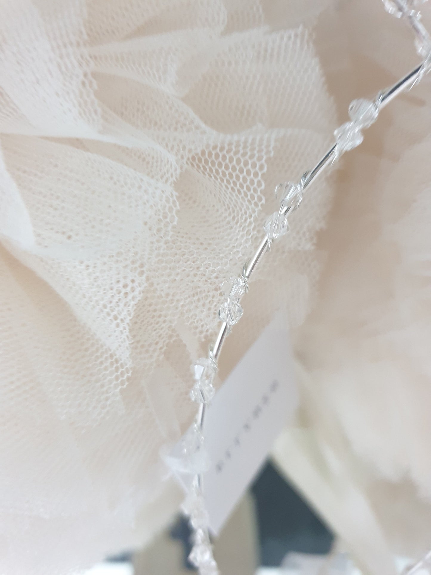Wedding Crowns (Stefana) - Silver Fine Band with Crystal Clusters | Pandora Designs Melbourne