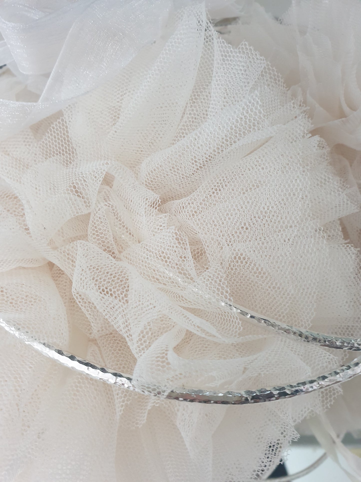 Wedding Crowns (Stefana) - Deluxe Silver Hammered