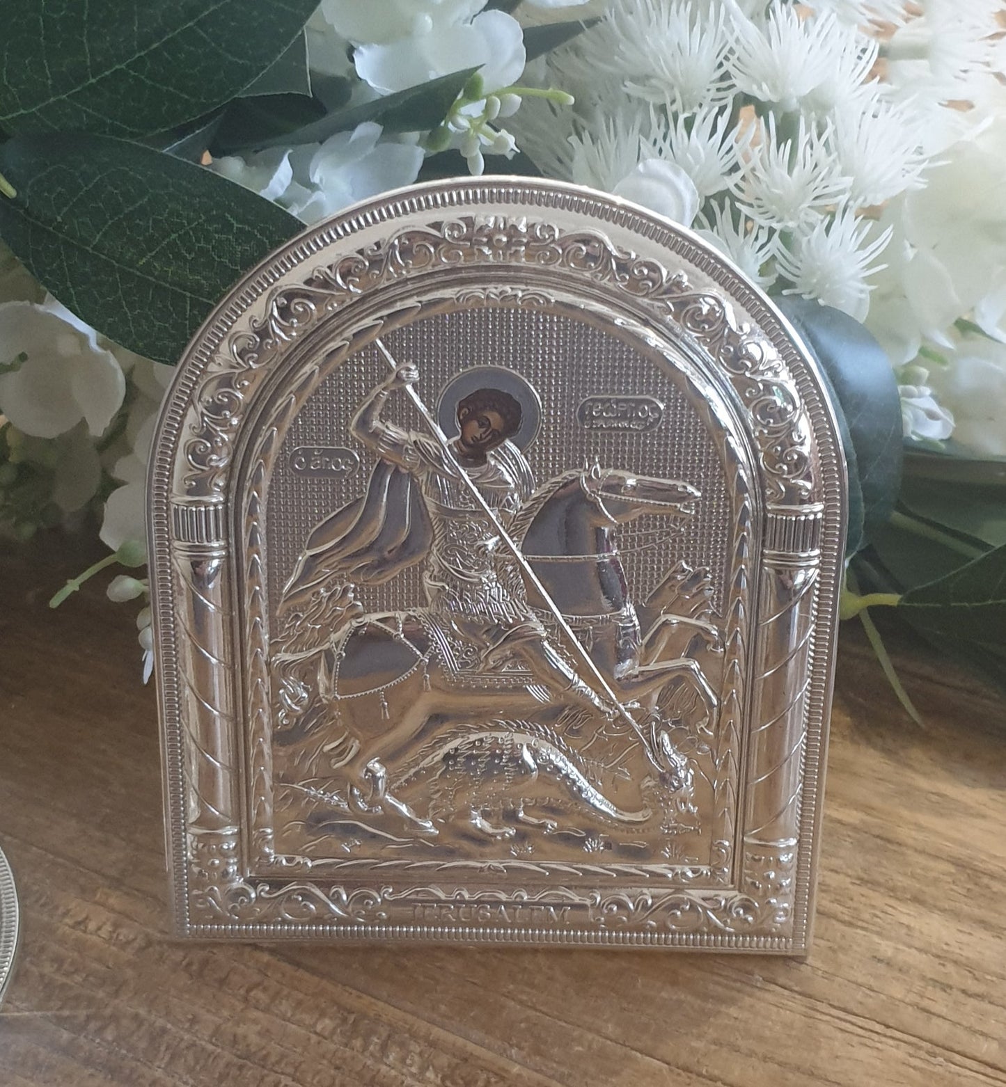 Silver Plated Metal Orthodox Icons | Pandora Designs Melbourne