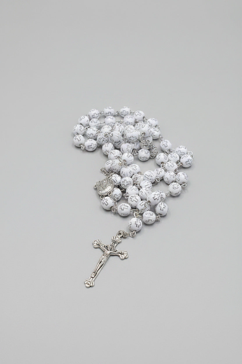 Acrylic Box with Rosary Bomboniere | Pandora Designs Melbourne