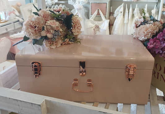 Christening Box - Metal Trunk - 0