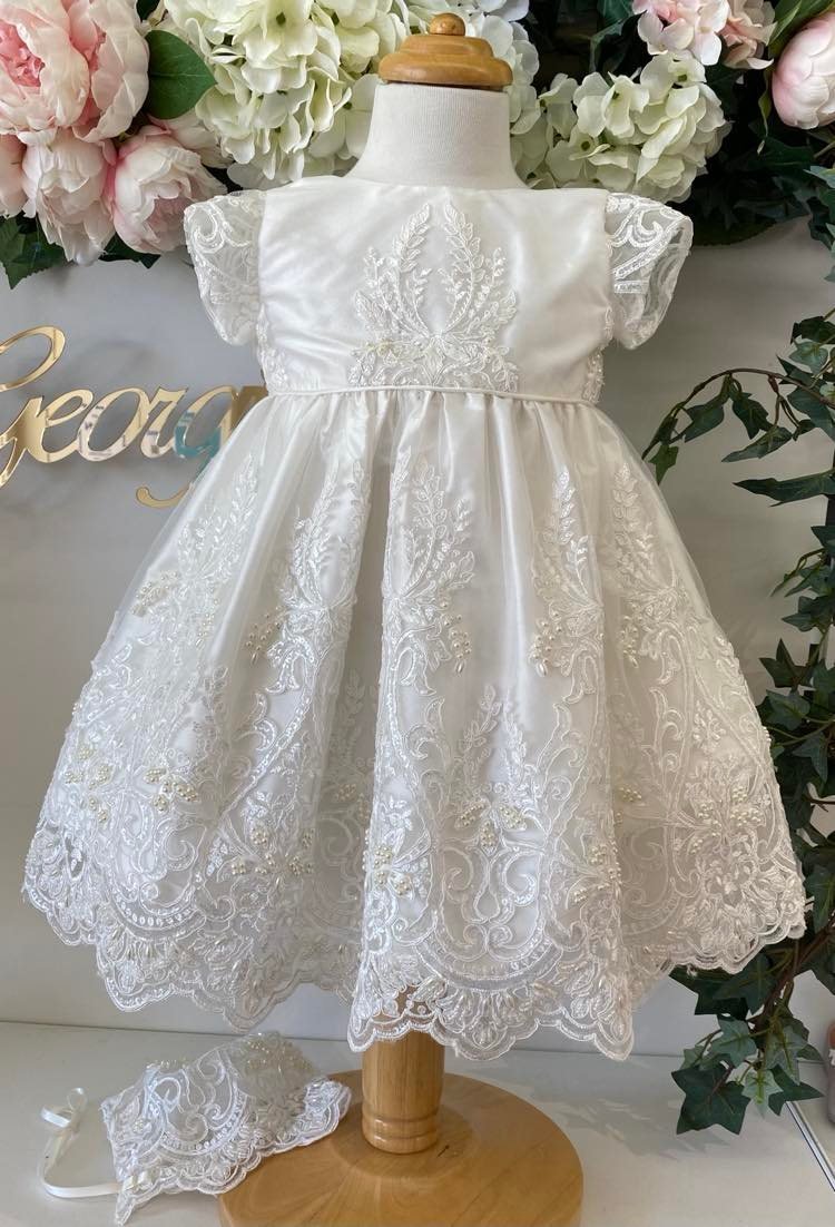 Christening Dress - Paisley