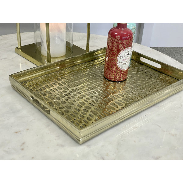 Tray - Croc "Doyle & Co" Gold