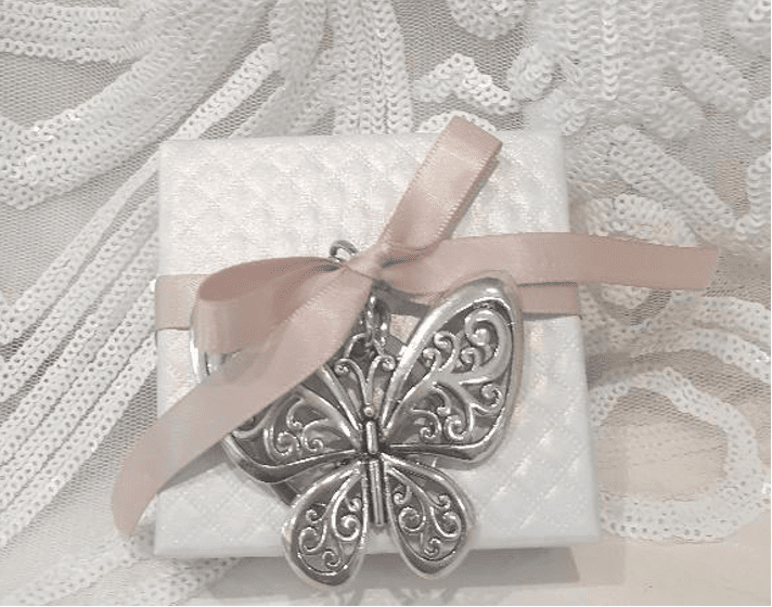 Bomboniere - Butterfly Keyring - 1