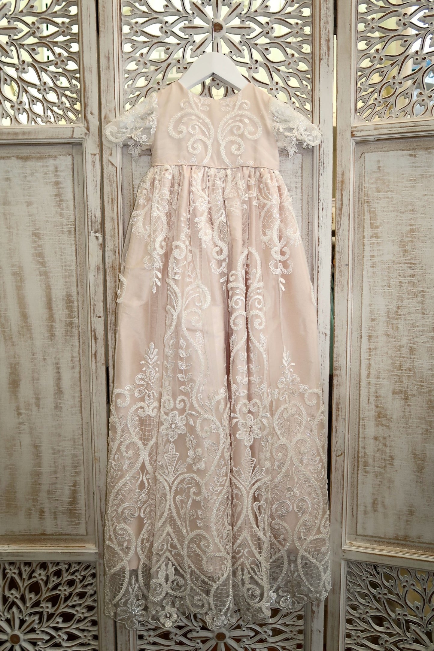 Christening Gown - Sienna Blush - 0
