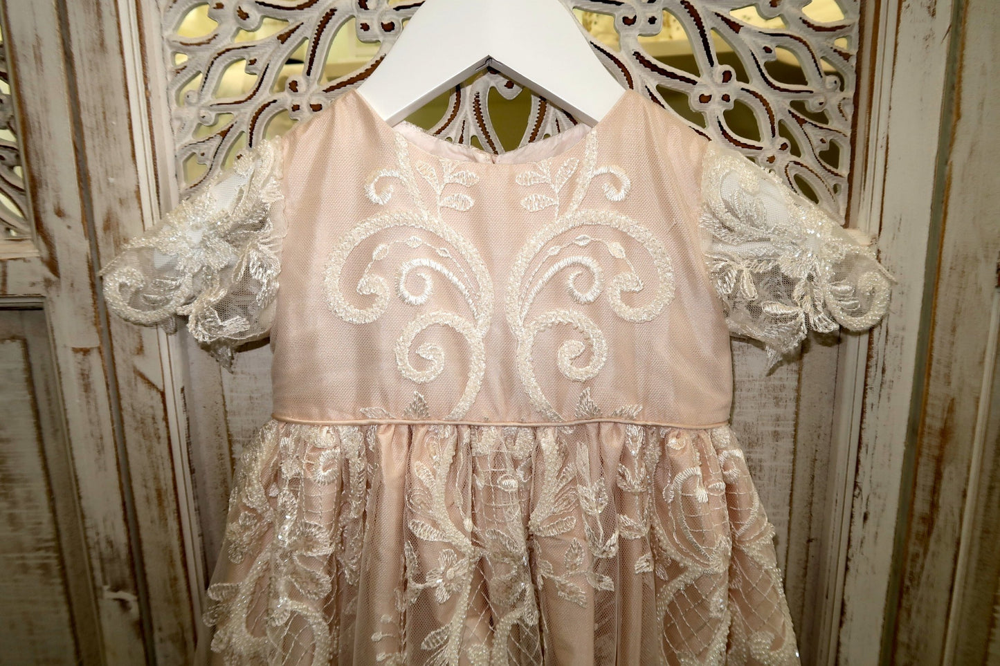 Christening Gown - Sienna Blush - 1