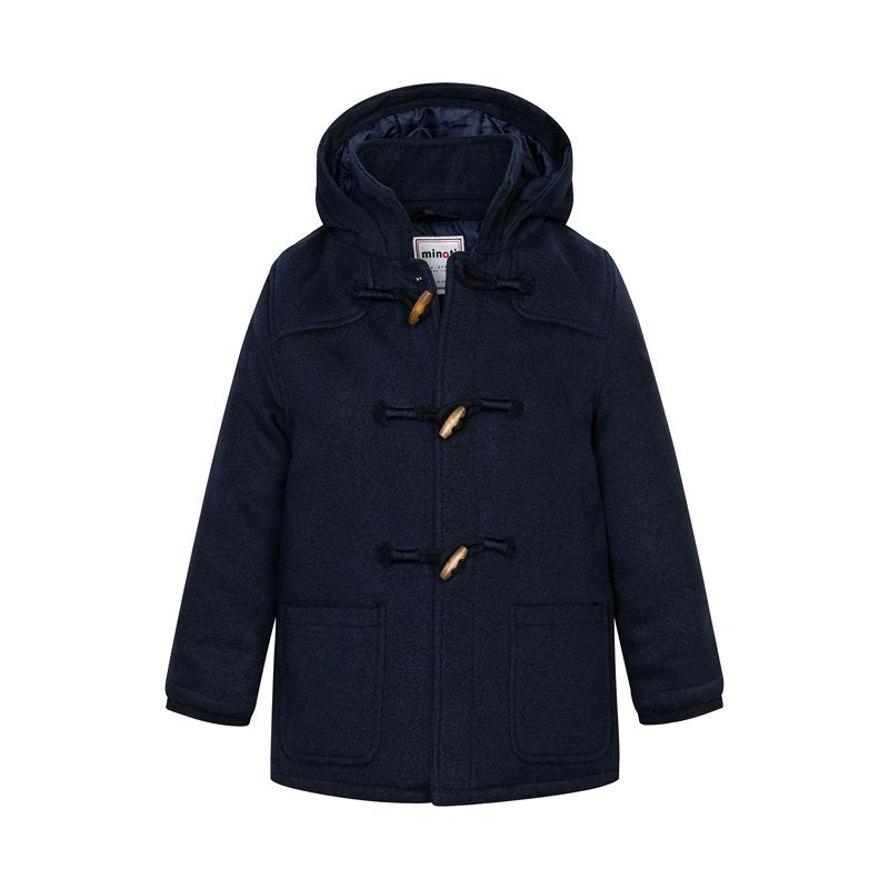 Navy Wool Classic Duffle Coat | Pandora Designs Melbourne