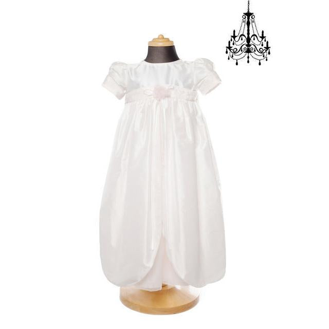 Christening Gown - Rosette - 0