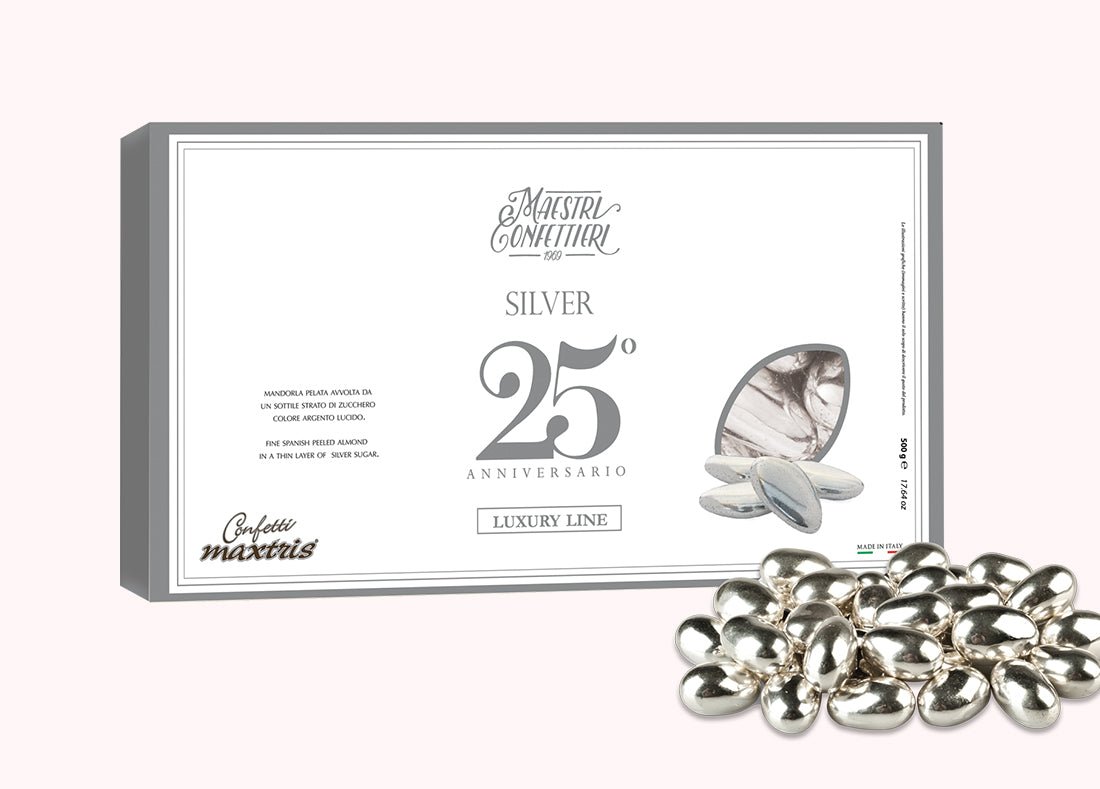 Silver Sugared Almonds - 1