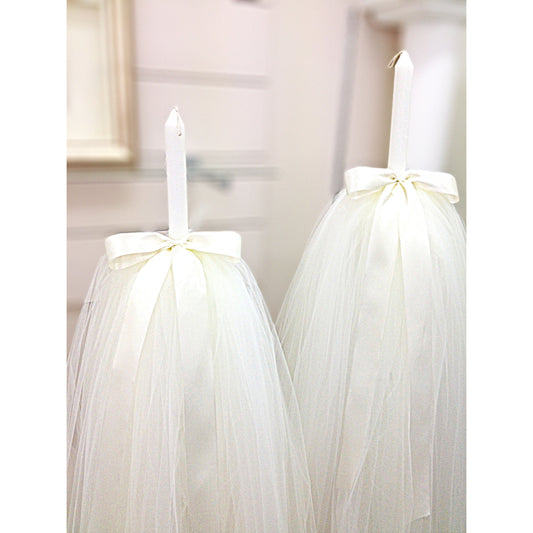 Orthodox Wedding Candles - Thinsatinbowweddingcandle