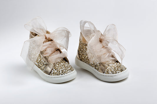 Shoes - Gold Sparkle