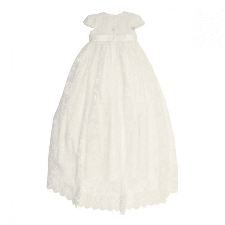 Bebe Hi Low Christening Dress - XS20546 - 0