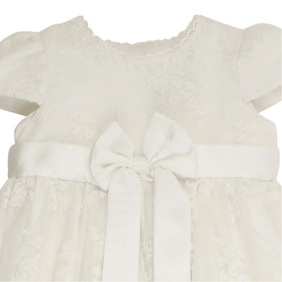 Bebe Hi Low Christening Dress - XS20546 - 1