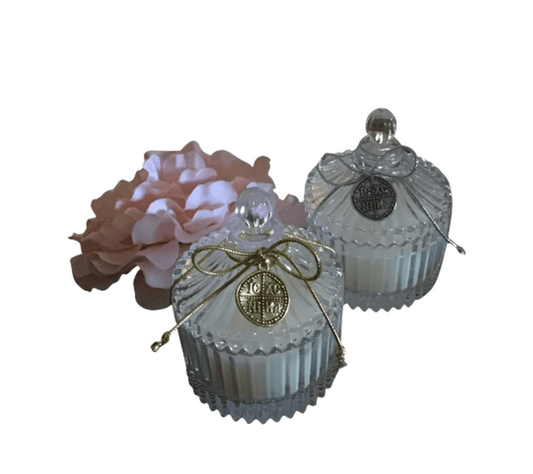 Bomboniere - Candle Jar with ICXC Charm