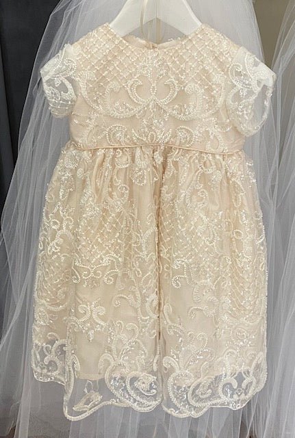 Christening Dress - Elle | Pandora Designs Melbourne