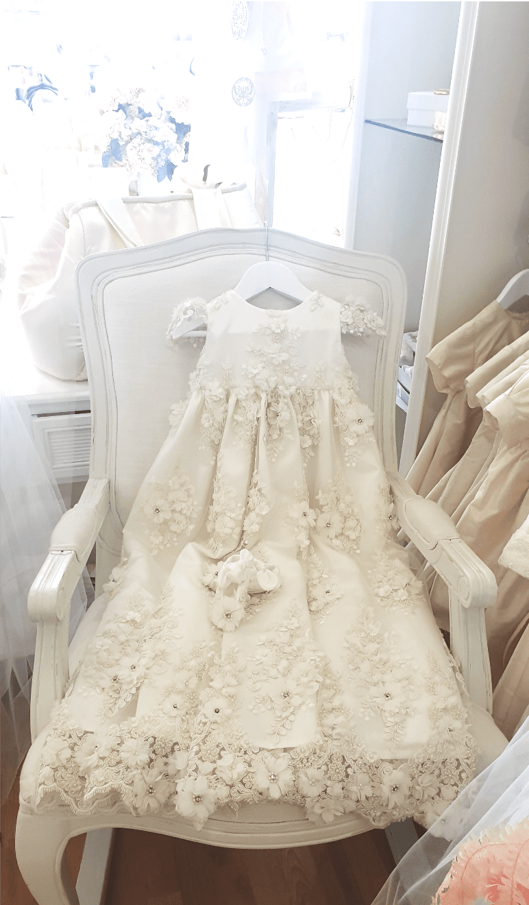 Christening Gown - Florence | Pandora Designs Melbourne