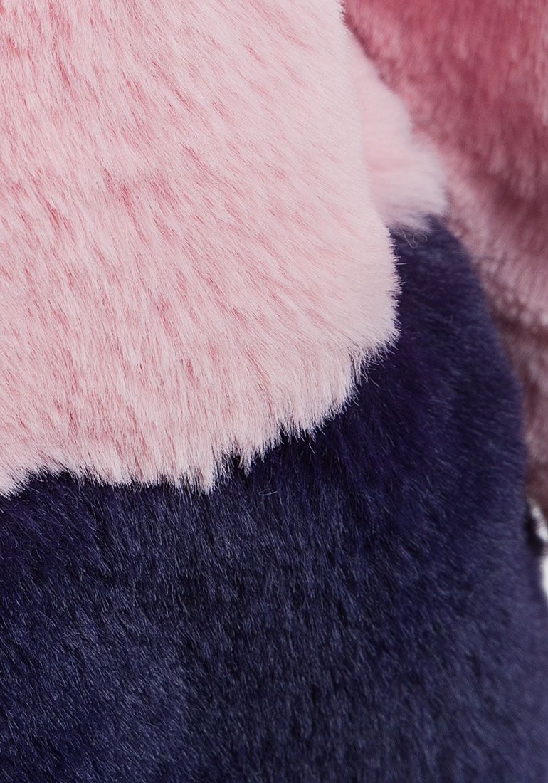 MINOTI GIRLS FAUX FUR POM POM COAT | Pandora Designs Melbourne