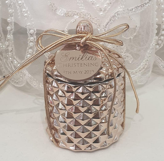 Bomboniere - Rose Gold Luxe Trinket - 0