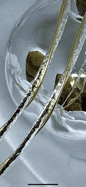 Wedding Crowns (Stefana) - Silver Sparkle with Gold Wire Twist | Pandora Designs Melbourne