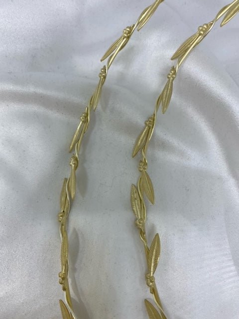 Wedding Crowns (Stefana) - Gold Grecian Olive Leaf | Pandora Designs Melbourne