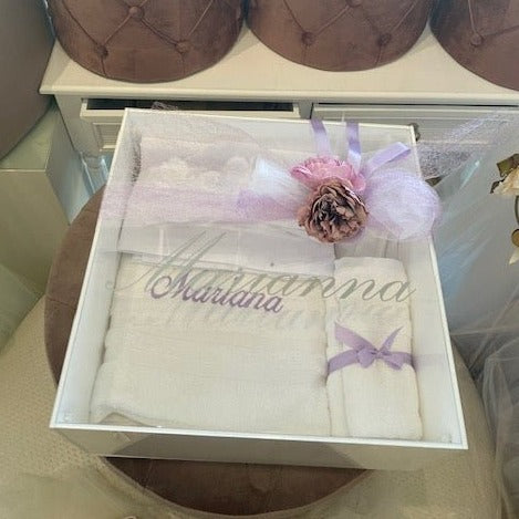 Christening Package - Lilac Love (Personalised) | Pandora Designs Melbourne