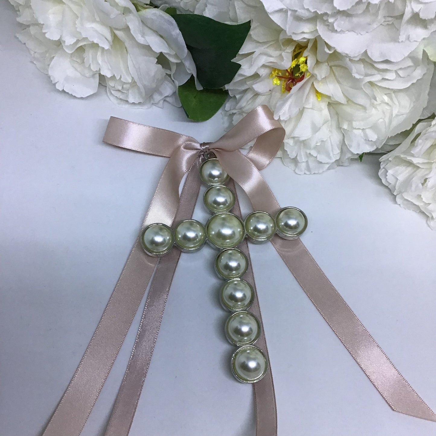Pearl Cross Keepsake - 0