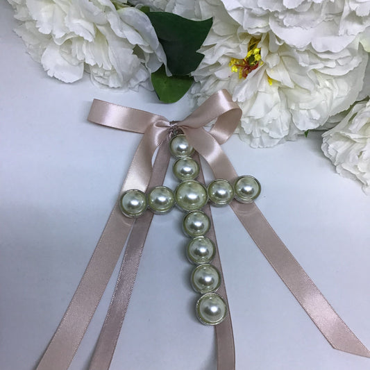 Pearl Cross Keepsake - 0