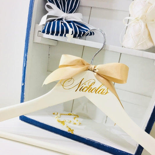 Personalised Wooden Coat Hanger - 0