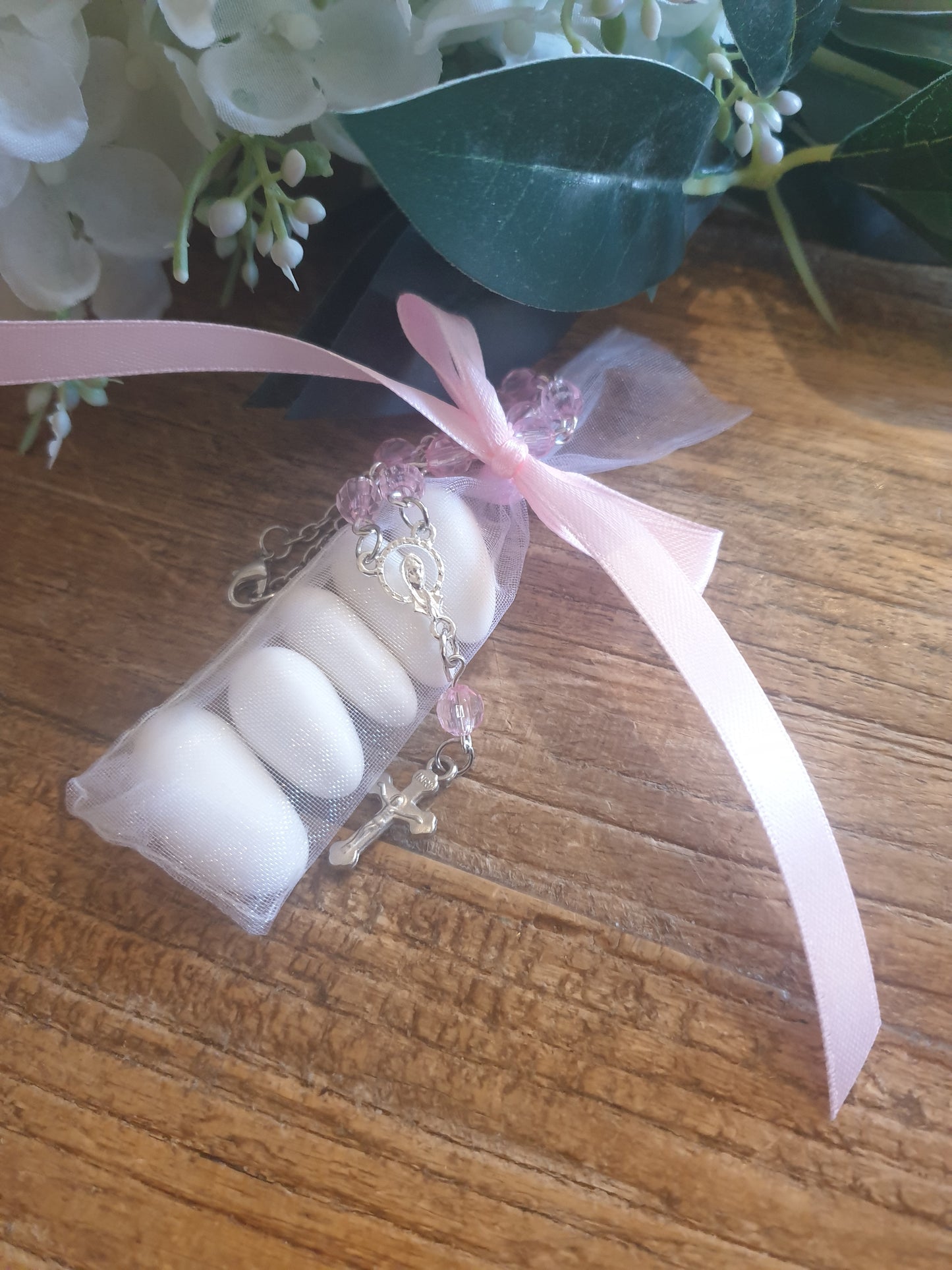 Rosary with Organza Pouch