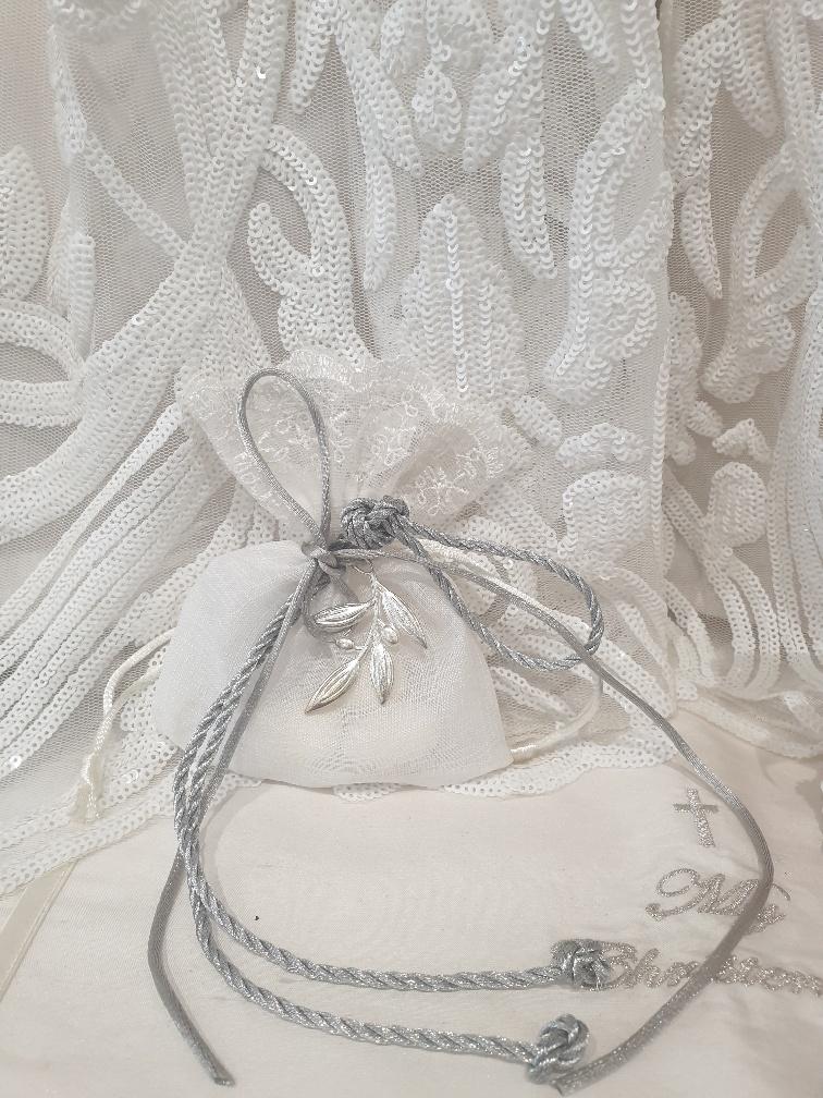 Wedding Bomboniere - Silver Olive Branch - 0