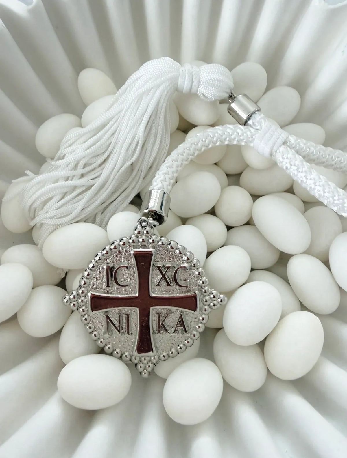 Bomboniere - Silver Plated ICXC NIKA Keepsake