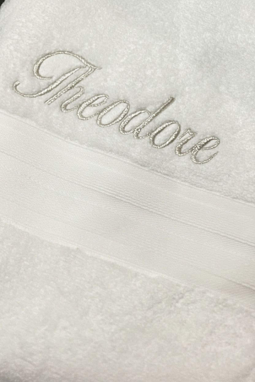 Personalised Embroidered Christening Towel - CLEARANCE