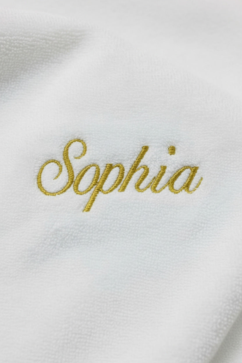Personalised Embroidered Christening Towel - CLEARANCE