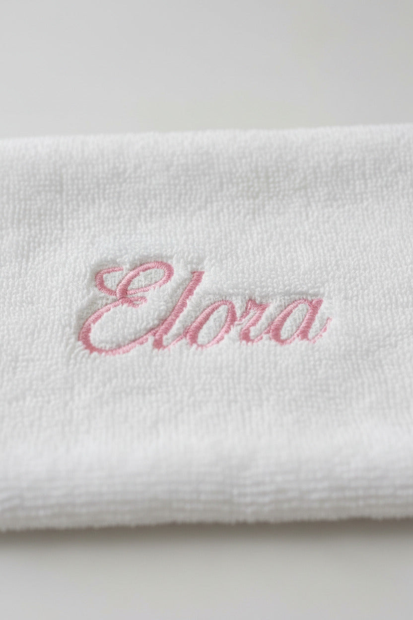 Personalised Embroidered Christening Towel - CLEARANCE
