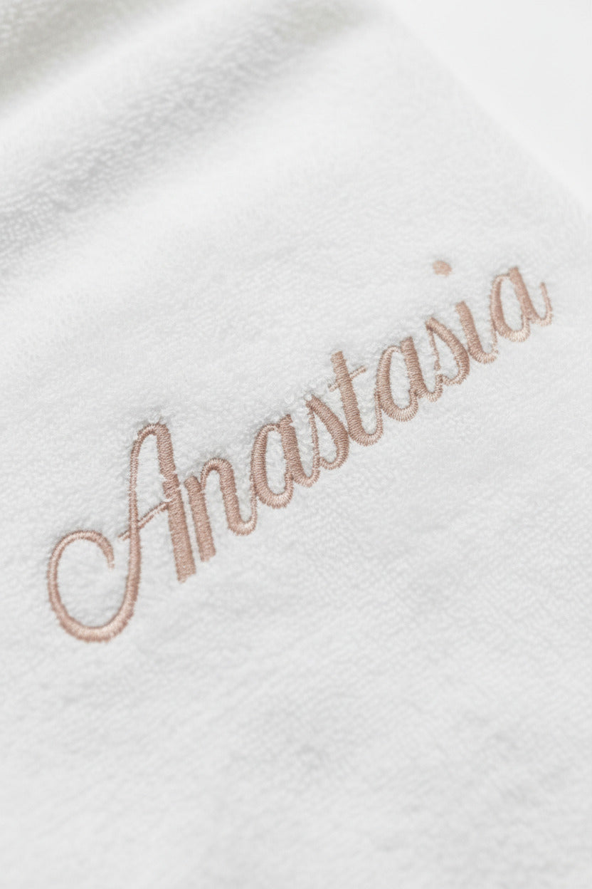 Personalised Embroidered Christening Towel - CLEARANCE