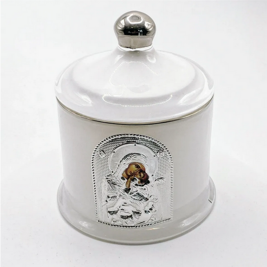 Frankincense Candle - Silver Panayia