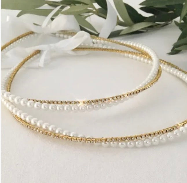 Orthodox Wedding Crowns (Stefana) - Agapi Gold
