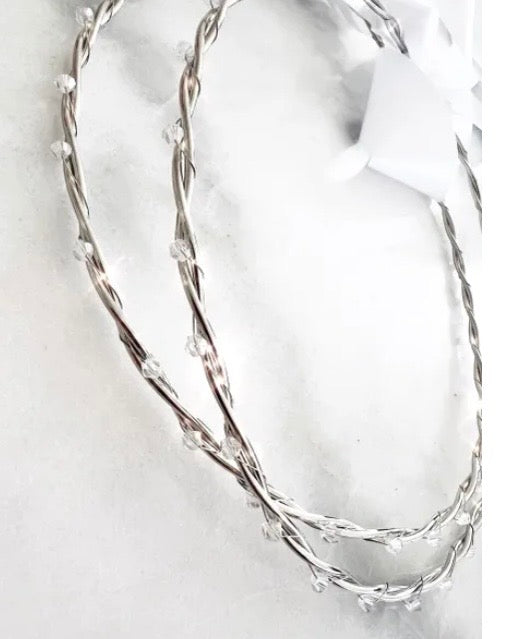 Orthodox Wedding Crowns (Stefana) - Eleni Silver