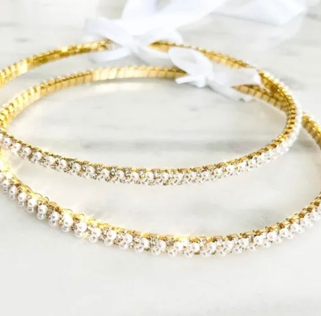 Orthodox Wedding Crowns (Stefana) - Haroula Gold