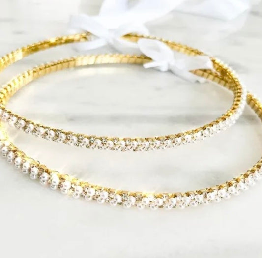 Orthodox Wedding Crowns (Stefana) - Haroula Gold