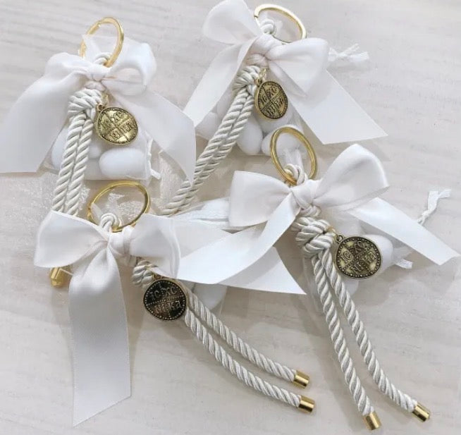 Bomboniere - ICXC Rope Keying with Organza Bag