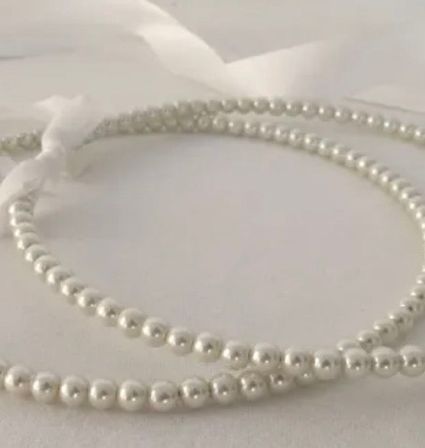 Orthodox Wedding Crowns (Stefana) - Pearl