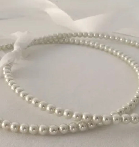 Orthodox Wedding Crowns (Stefana) - Pearl