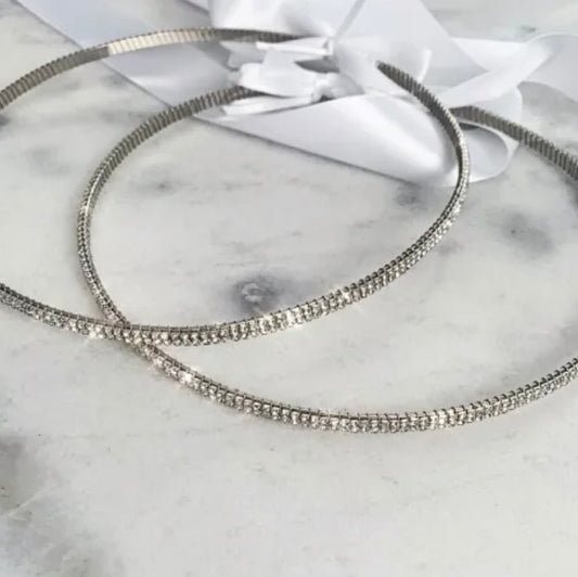 Orthodox Wedding Crowns (Stefana) - Princess Silver